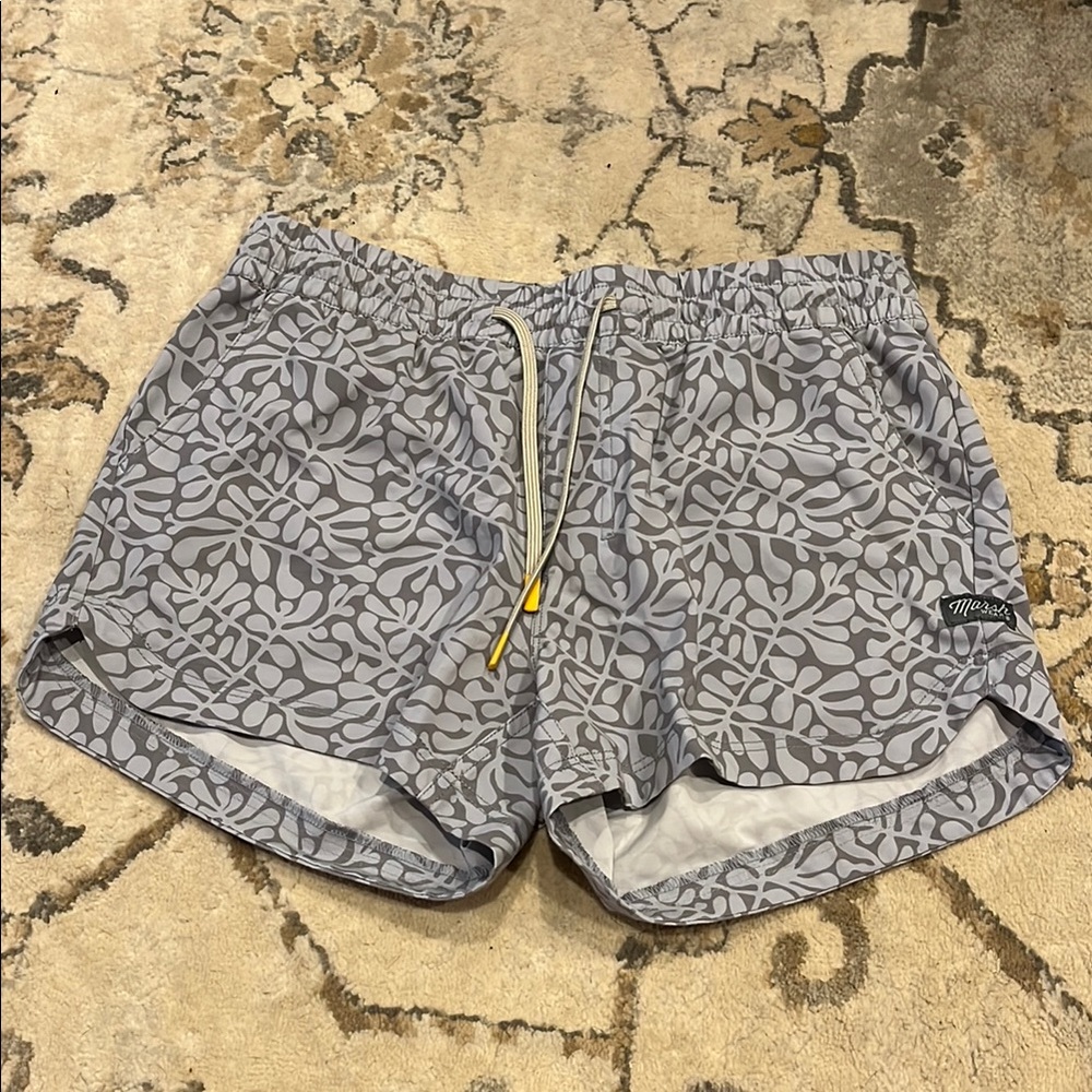 Athletic Shorts with Elastic Waistband and Adjustable Fit